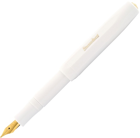  Ручка перьевая Kaweco Classic Sport, White GT (Перо М - 0.9 мм)