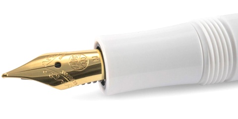  Ручка перьевая Kaweco Classic Sport, White GT (Перо М - 0.9 мм)