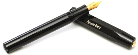  Ручка перьевая Kaweco Classic Sport, Black GT (Перо F - 0.7 мм)