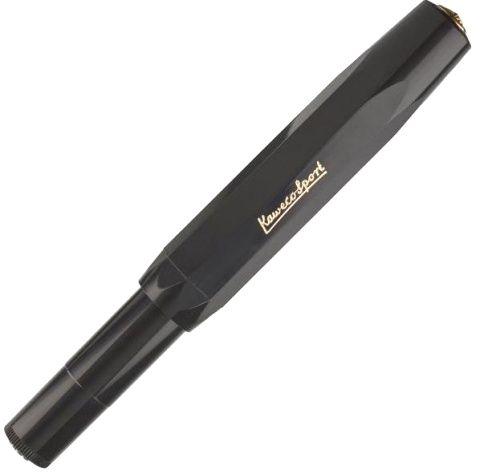  Ручка перьевая Kaweco Classic Sport, Black GT (Перо EF - 0.5 мм)