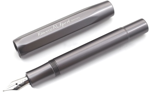  Перьевая ручка Kaweco AL Sport, Anthracite СТ (Перо F - 0.7 мм)