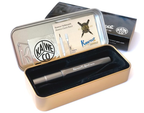  Перьевая ручка Kaweco AL Sport, Anthracite СТ (Перо F - 0.7 мм)