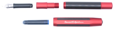  Перьевая ручка Kaweco AC Sport, Red СТ (Перо EF - 0.5 мм)