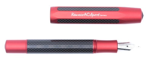  Перьевая ручка Kaweco AC Sport, Red СТ (Перо EF - 0.5 мм)