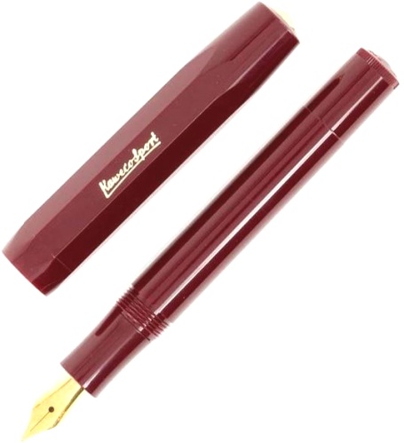  Ручка перьевая Kaweco Classic Sport, Burgundy GT (Перо EF - 0,5 мм)