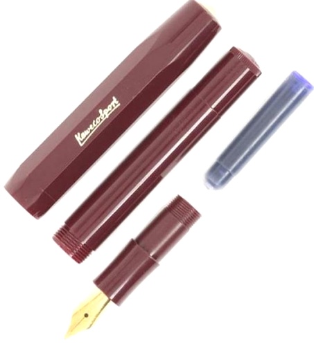  Ручка перьевая Kaweco Classic Sport, Burgundy GT (Перо EF - 0,5 мм)