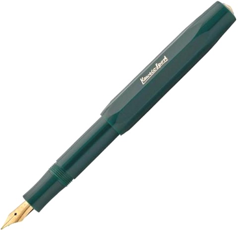  Ручка перьевая Kaweco Classic Sport, Green GT (Перо F - 0.7 мм)