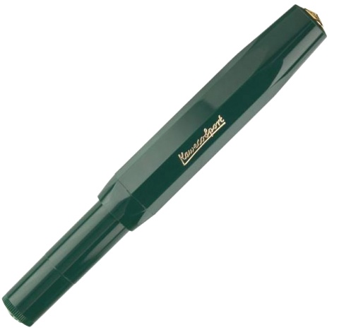  Ручка перьевая Kaweco Classic Sport, Green GT (Перо F - 0.7 мм)