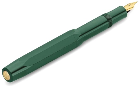  Ручка перьевая Kaweco Classic Sport, Green GT (Перо F - 0.7 мм)