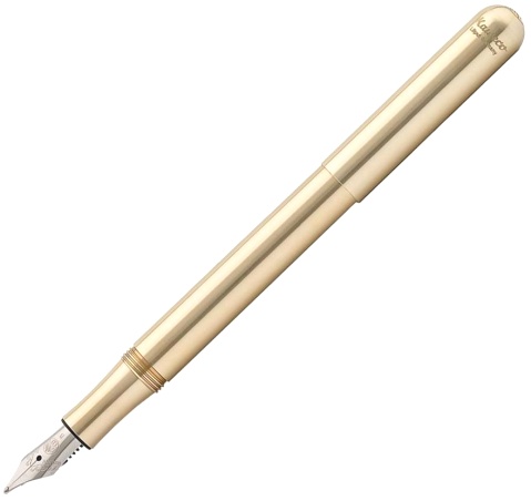  Перьевая ручка Kaweco Liliput, Eco Brass СТ (Перо F - 0.7 мм)