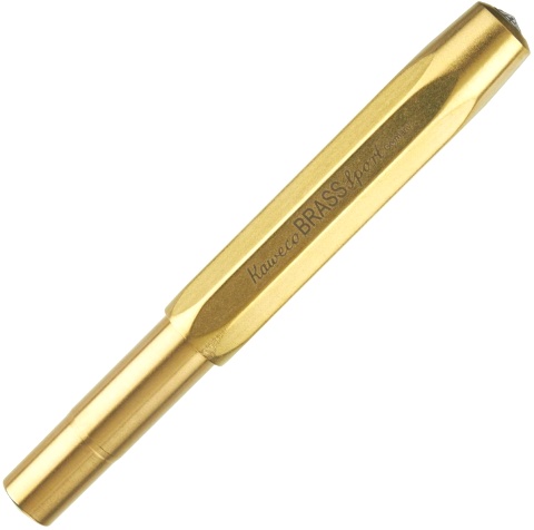  Перьевая ручка Kaweco Brass Sport, Gold  (Перо EF - 0.5 мм)