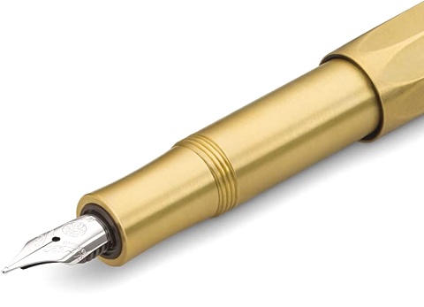  Перьевая ручка Kaweco Brass Sport, Gold  (Перо EF - 0.5 мм)