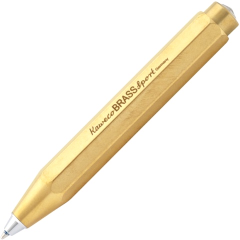  Шариковая ручка Kaweco Brass Sport, Gold