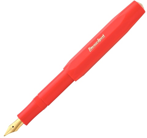  Ручка перьевая Kaweco Classic Sport, Red GT (Перо М - 0.9 мм)