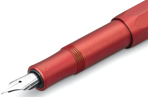 Перьевая ручка Kaweco AL Sport, Deep Red СТ (Перо F - 0.5 мм)