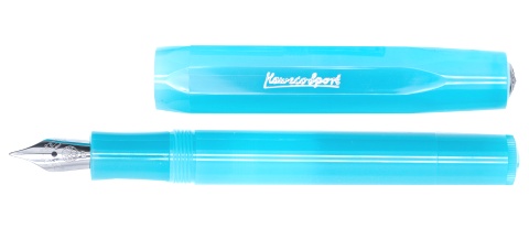  Ручка перьевая Kaweco Frosted Sport, Light Blueberry CT (Перо EF - 0.5 мм)