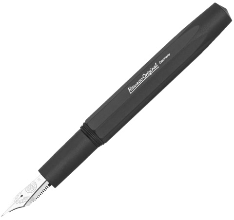 Перьевая ручка Kaweco Original, Black 250 СТ (Перо М - 0.9 мм, крупное перо)