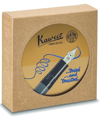  Перьевая ручка Kaweco AL Sport Piston Filler, Black GT (Перо EF - 0.5 мм)