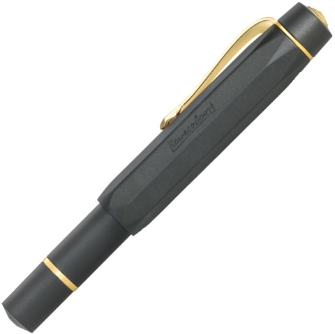  Перьевая ручка Kaweco AL Sport Piston Filler, Black GT (Перо EF - 0.5 мм)