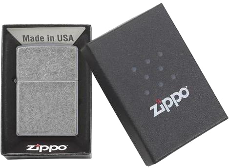  Зажигалка Zippo Classic с покрытием Antique Silver Plate