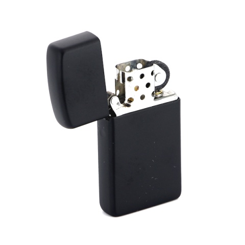  Зажигалка Zippo Slim Black Matte, Zippo