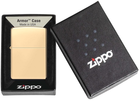  Зажигалка Zippo Armor® с покрытием High Polish Brass