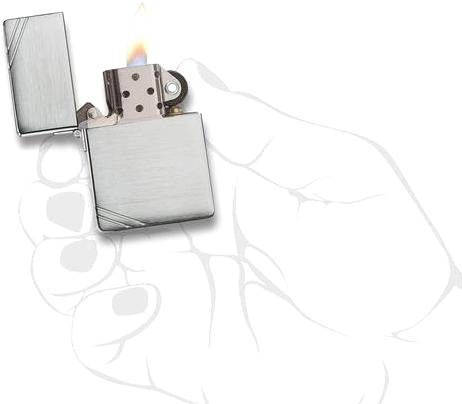  Зажигалка Zippo 1935 Replica™ с покрытием Brushed Chrome