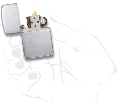  Зажигалка Zippo 1941 Replica™ с покрытием Brushed Chrome