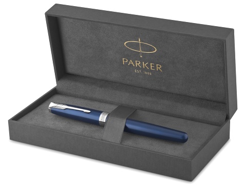 Ручка перьевая Parker Sonnet Core F539, Lacquer Blue CT (Перо M)