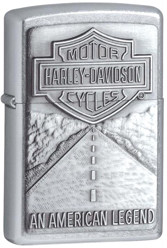  Зажигалка Zippo American Legend с покрытием Street Chrome™