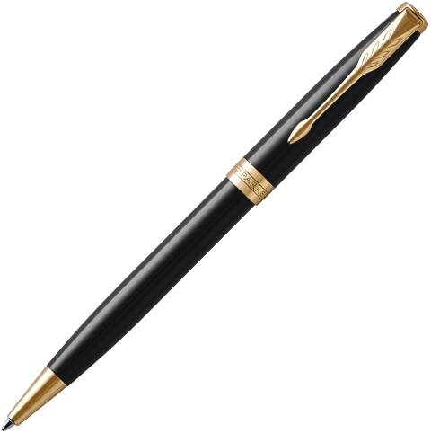  Набор Parker 2022: шариковая + перьевая ручки Parker Sonnet Core FK530, Lacquer Deep Black GT