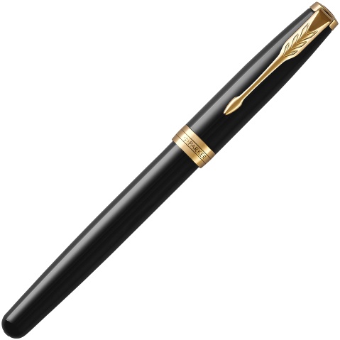  Набор Parker 2022: шариковая + перьевая ручки Parker Sonnet Core FK530, Lacquer Deep Black GT