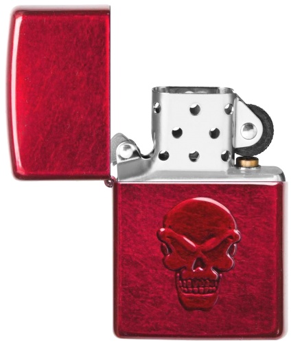  Зажигалка Zippo Doom с покрытием Candy Apple Red