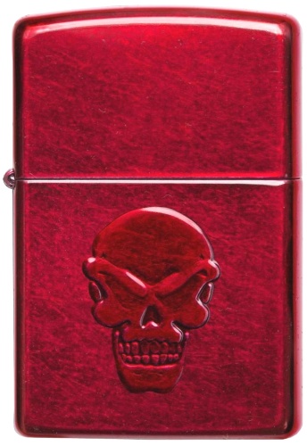  Зажигалка Zippo Doom с покрытием Candy Apple Red