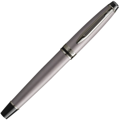 Ручка перьевая Waterman Expert DeLuxe, Metallic Silver RT (Перо M)