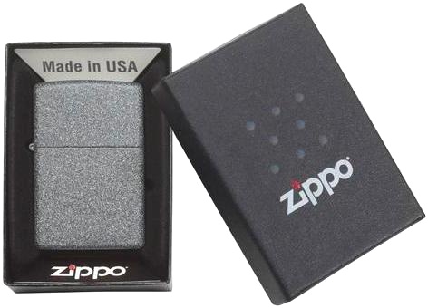  Зажигалка Zippo с покрытием Iron Stone