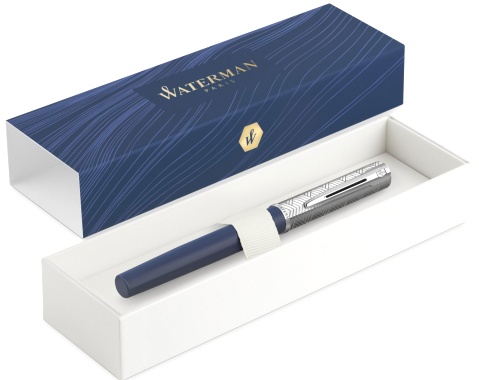  Ручка перьевая Waterman Graduate Allure Deluxe, Blue CT (Перо F)