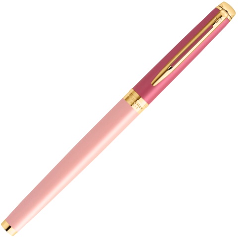  Ручка перьевая Waterman Hemisphere Colour Blocking, Pink GT (Перо F)