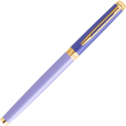  Ручка перьевая Waterman Hemisphere Colour Blocking, Purple GT (Перо F)