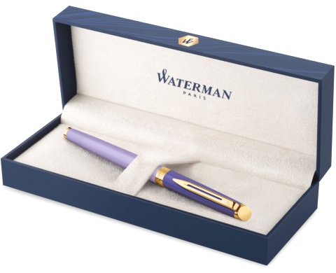  Ручка перьевая Waterman Hemisphere Colour Blocking, Purple GT (Перо F)