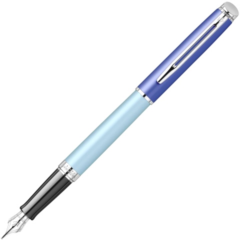  Ручка перьевая Waterman Hemisphere Colour Blocking, Blue CT (Перо F)