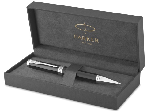 Ручка шариковая Parker Ingenuity Core K570, Lacquer Black СT