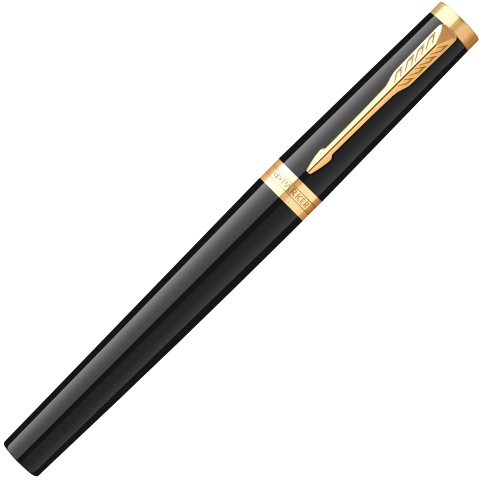  Ручка перьевая Parker Ingenuity Core F570, Lacquer Black GT (Перо F)