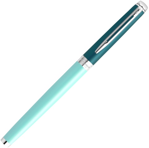  Ручка перьевая Waterman Hemisphere Colour Blocking, Green CT (Перо F)