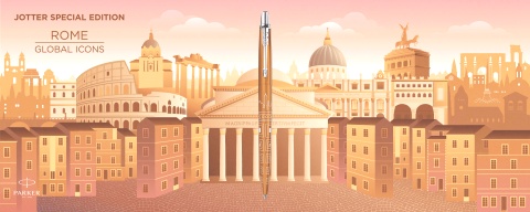 Шариковая ручка Parker Jotter K179 SE, Global Icons Rome CT