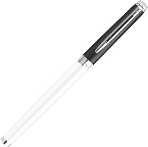 Ручка перьевая Waterman Hemisphere Colour Blocking, Black / White CT (Перо F)