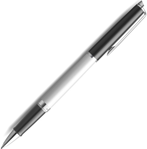 Ручка-роллер Waterman Hemisphere Colour Blocking, Black / White CT