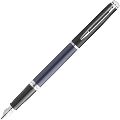 Ручка перьевая Waterman Hemisphere Colour Blocking, Blue / Black CT (Перо F)