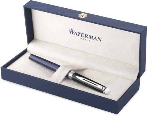 Ручка перьевая Waterman Hemisphere Colour Blocking, Blue / Black CT (Перо F)