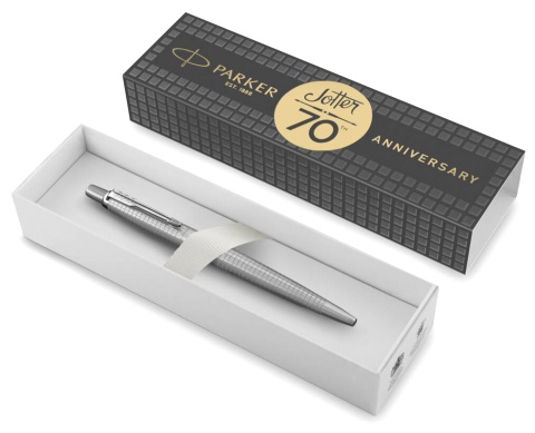 Шариковая ручка Parker Jotter SE 70th Anniversary K162, Stainless Steel GT